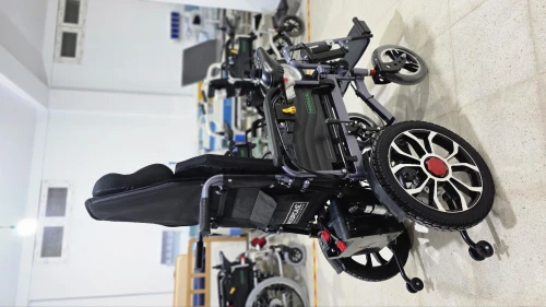 Fauteuil Roulant Électrique JRWD1603U | Dossier Haut, Grandes Roues, Autonomie jusqu à 15 km