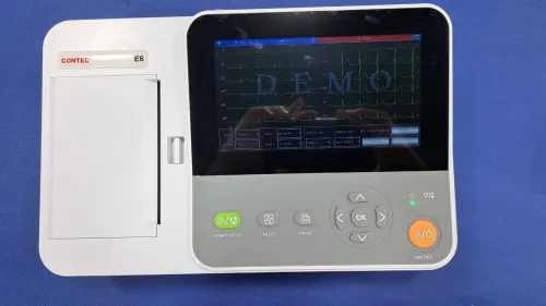 Electrocardiographe ECG Contec E6 (6 pistes) avec interprétation (Nouveau modèle)