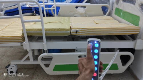 Lit Médicalisé Électrique 7 Position Avec Toilettes En ABS Importation