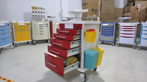 Chariot d urgence rouge