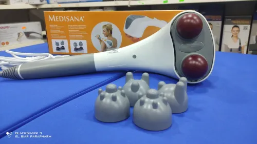 Appareil de massage intensif à main avec infrarouge ITM Blanc Medisana
