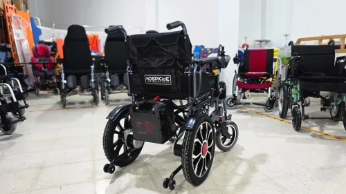 Fauteuil roulant électrique JRWD1601U | Pliable, 20Ah, roues aluminium