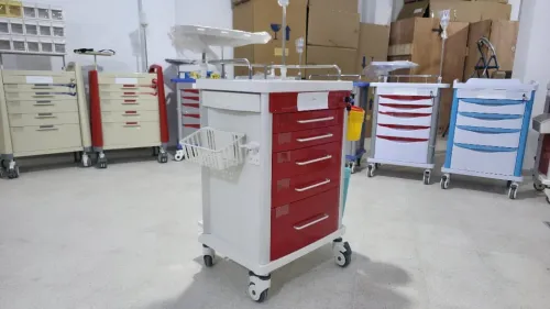 Chariot d urgence rouge