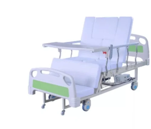 Lit D'hôpital MULTIPOSITIONS  ELECTRIQUE AVEC TOILETTE ET POSITIONS PREVENTION ANTI ESCARRE 