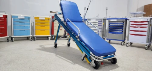 Brancard d'ambulance avec potence - Chariot brancard ambulance