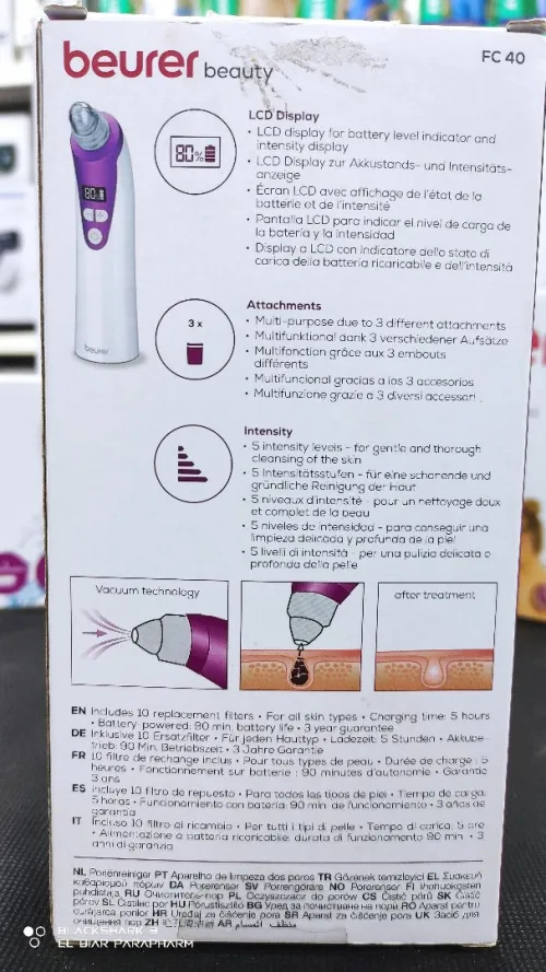 Beurer beauty appareil anti points noirs FC40