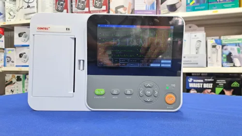 Electrocardiographe ECG Contec E6 (6 pistes) avec interprétation (Nouveau modèle)