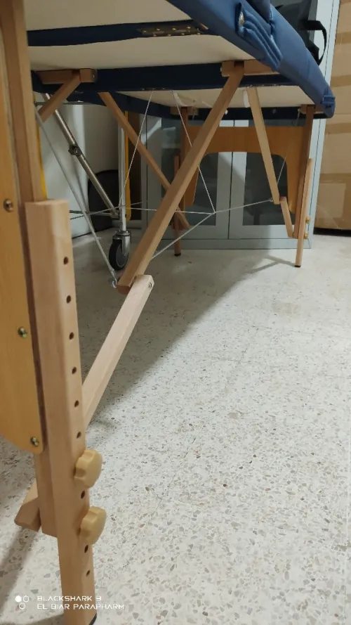 Table de massage en bois pliable 3 zone 