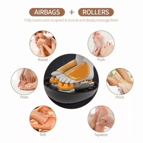 MASSEUR DE PIEDS MASSAGE SHIATSU ET MASSAGE PAR PRESSION AVEC INFRAROUGE 