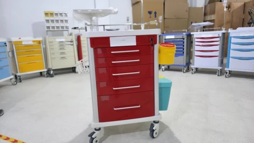 Chariot d urgence rouge