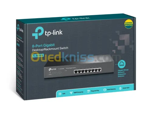 SWITCH 08 P 10/1000 RAC. TP-LINK SG1008