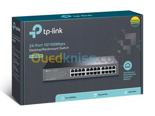 SWITCH 24 P 10/100 RACA. TP-LINK SF1024D