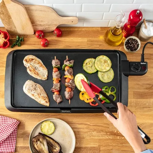  Tefal Colormania Plancha électrique, 2000 W, Revêtement antiadhésif, Jusqu'à 8 personnes