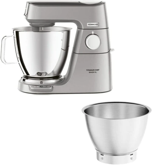 Kenwood Titanium Chef XL double bol fouet K, bol de 6,7 l, puissance 1200 W  Pèse intégré