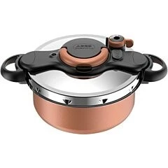 Autocuiseur 5l effet cuivre clipsominut' duo -