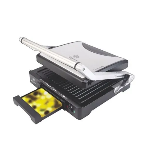 Robuste Grill & panineuse Bio-Plus-Gv2000- Inox -Noir