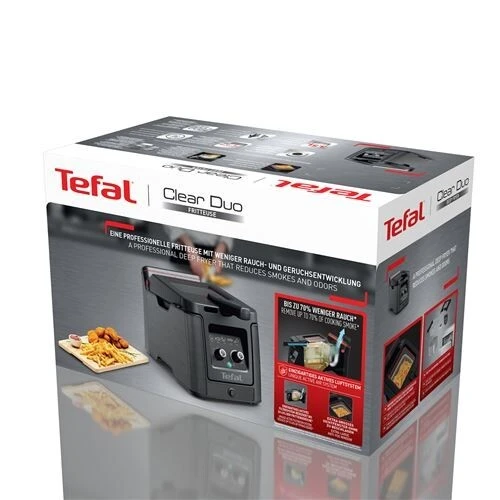 Friteuse Tefal Clear Duo FR6008 2000 W Noir