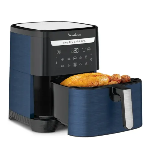 Friteuse À Air 6.5l De Capacité Avec 8 Programmes 8 Personnes Easy Fry And Grill XXL Moulinex