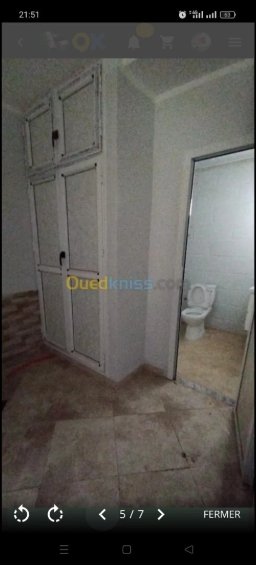 Location Appartement Niveau de villa F2 Alger El biar