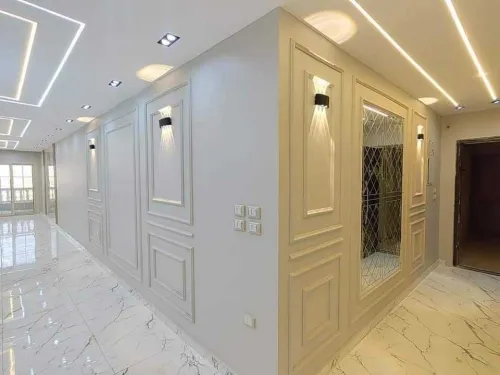 Peinture moderne  et placo platre Renouvellement du plâtre mort تجديد جبس الميت  