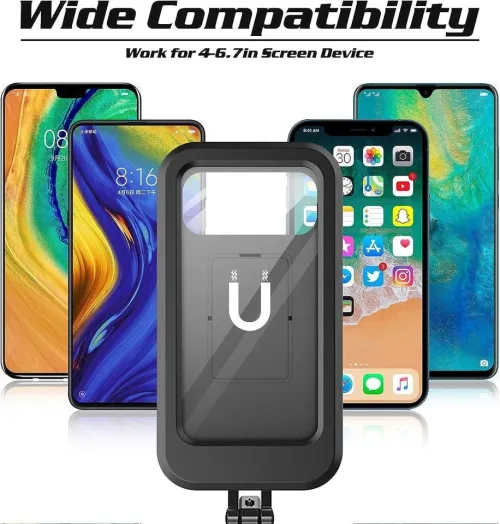 درجة Support de téléphone portable étanche pour vélo moto réglable à 360