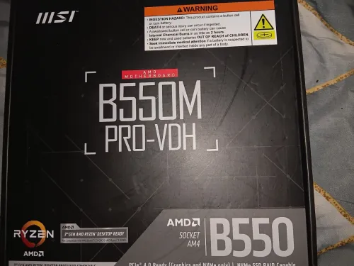 B550M PRO-VDH Fiha problème