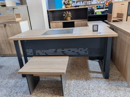 Ensemble de bureau en pieds métallique