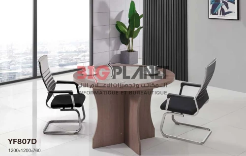 Table de réunion ronde importation en MDF #YF-807D
