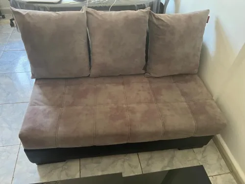 SALON EN DAIM ET SEMI-CUIR
