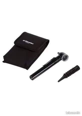 Otoscope Riester, illumination directe XL 2,5V noir ou blanc de poche
