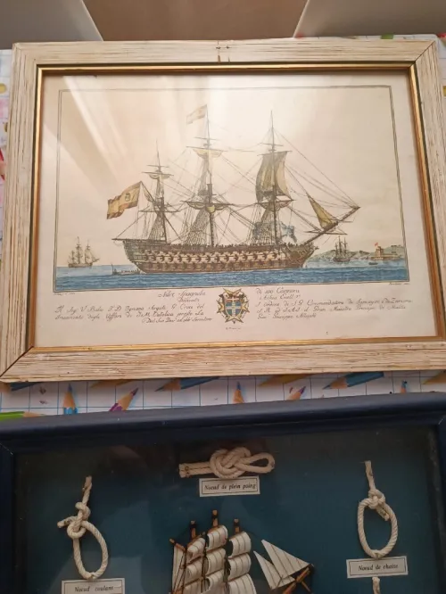 Décorations murales sur le thème de la marine et des cadres
