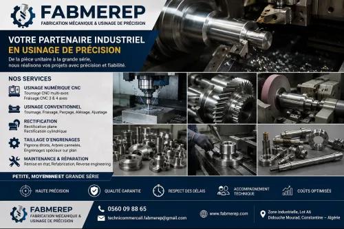 FABMEREP  Votre partenaire en fabrication mécanique et sous traitance industrielle