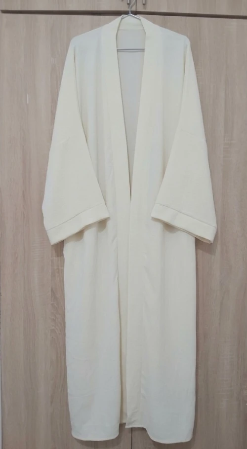 La tendance de l'été  متوفر كيمونو جيلي عباءة بألوان مختلفة قماش بارد و خفيف  Kimono gilet abaya été التوصيل متوفر