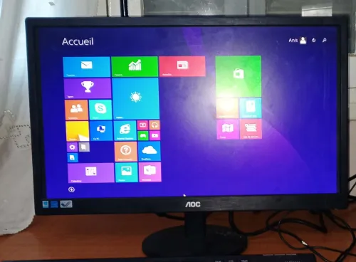 Ecran lenovo et AOC 22 pouces