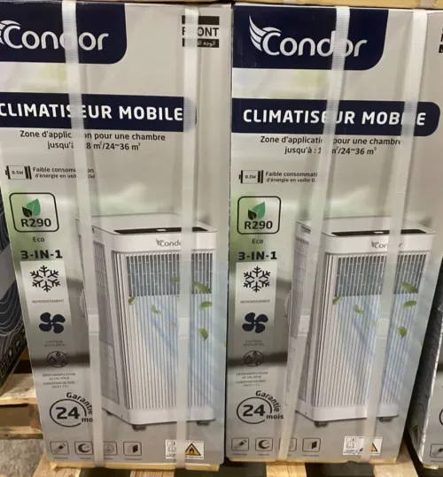 Climatiseur Condor Mobile 9000btu 3en1new stock limité 