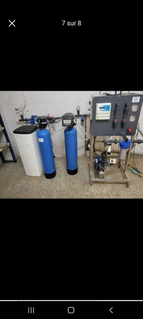 Treatment des eaux les satation osmos inverse et satation adusismon et satation d épuration 