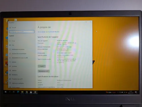 Dell i5 10eme 8Go 256Go Nvme