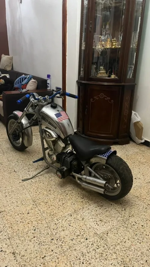 Mini harley davidson 50cc 🇺🇲  ⛽️ jdida 