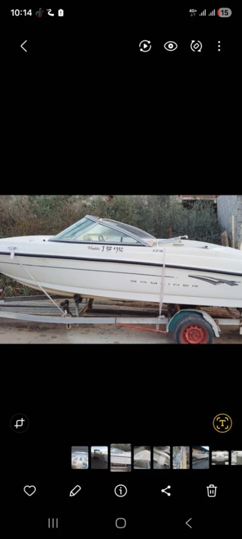 bayliner 5.40 2009 moteur yamaha 80