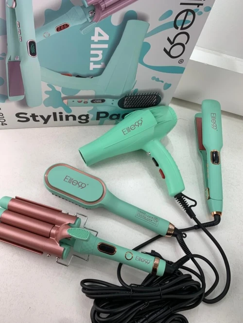 Elite99 Styling 4en1 Pack Ultime pour des Cheveux Parfaits  مجموعة العناية بالشعر 4في1