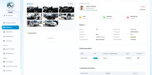 Logiciel de gestion VehiculesOS