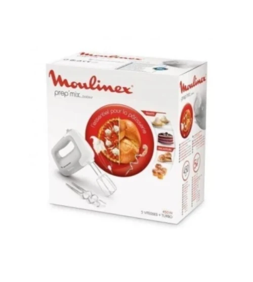 Batteur électrique prép mix 5 vitesse+4 accessoires Moulinex