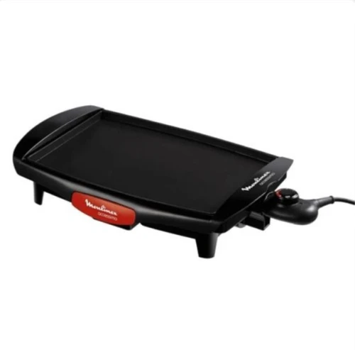 Moulinex plaque de grill plancha électrique 1800W thermostat réglable 4 personne antiadhesif