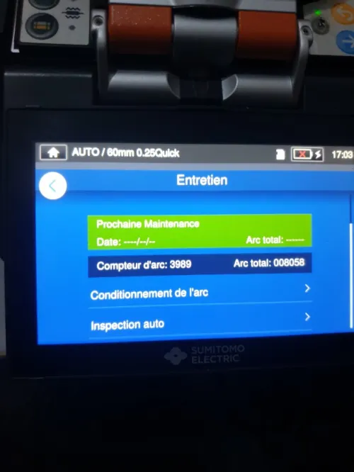 Soudeuse fibre optique 