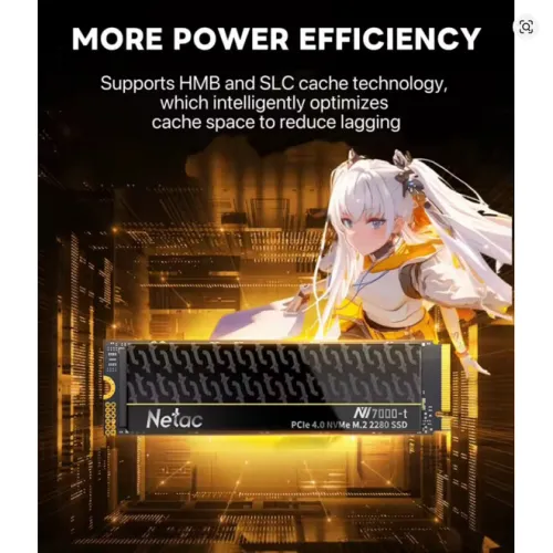 Netac NV7000-t 1TB SSD NVMe PCIe Gen4.0 - Gaming et Création