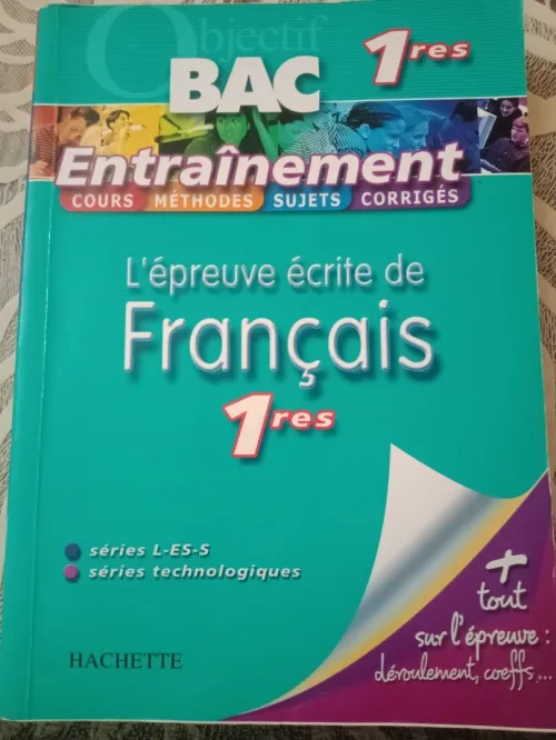 Livres programme francais - Classe PREMIERE