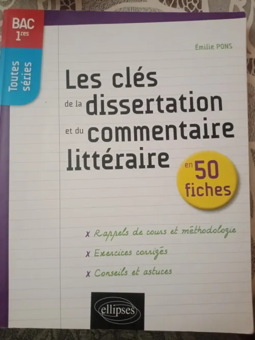 Livres programme francais - Classe PREMIERE