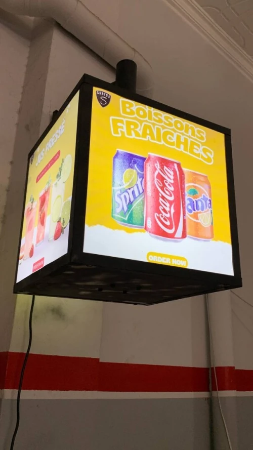 Panneau publicitaire rotatif Light Box 