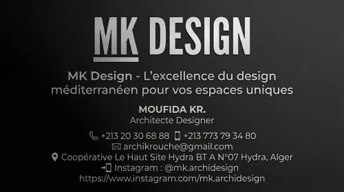 MK Design : Design ,étude d'Architecture et réalisation