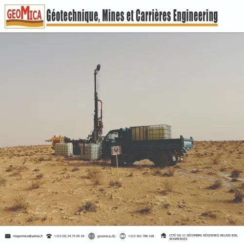 GEOTECHNIQUE, MINES ET CARRIERES ENGINEERING - ETUDE DE SOL - ALGÉRIE